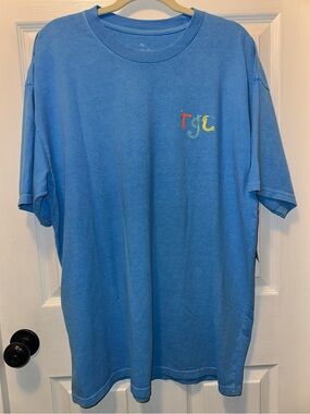 RGC Blue Short-Sleeve Graphic Crewneck T-Shirt Random Golf Club Men’s Size XL